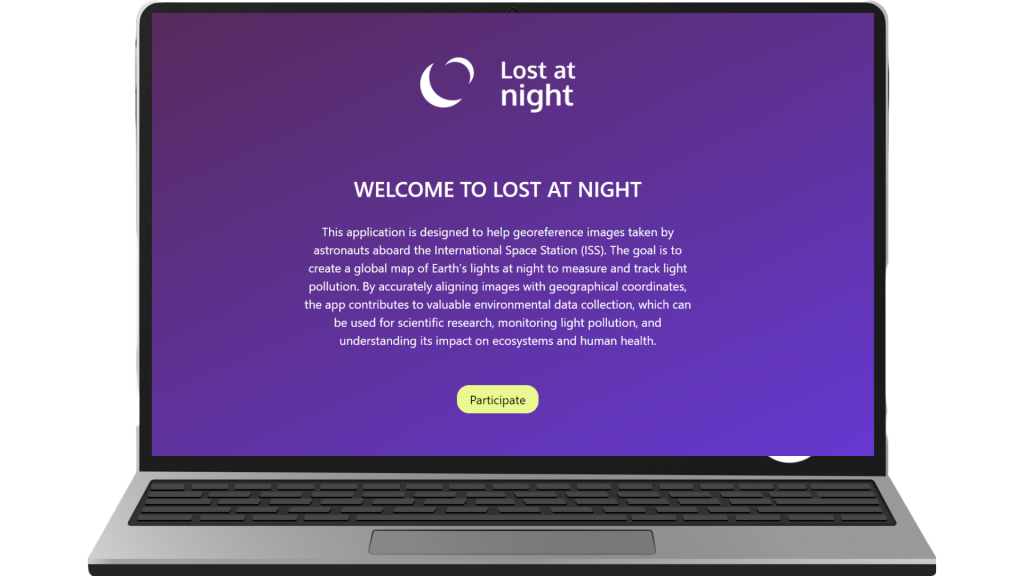 Lost at Night app